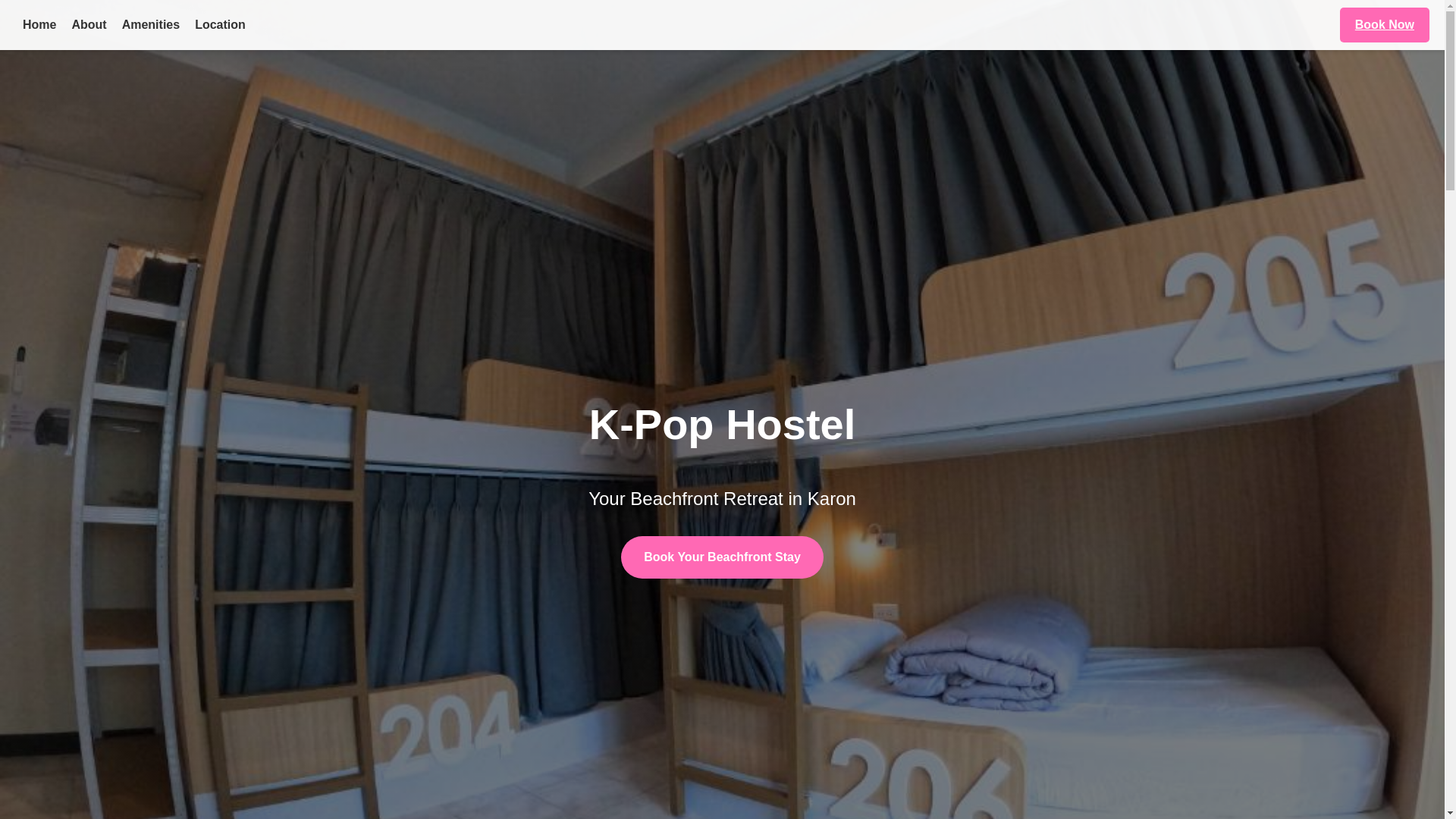 website screenshot of https://kpophostel.top/