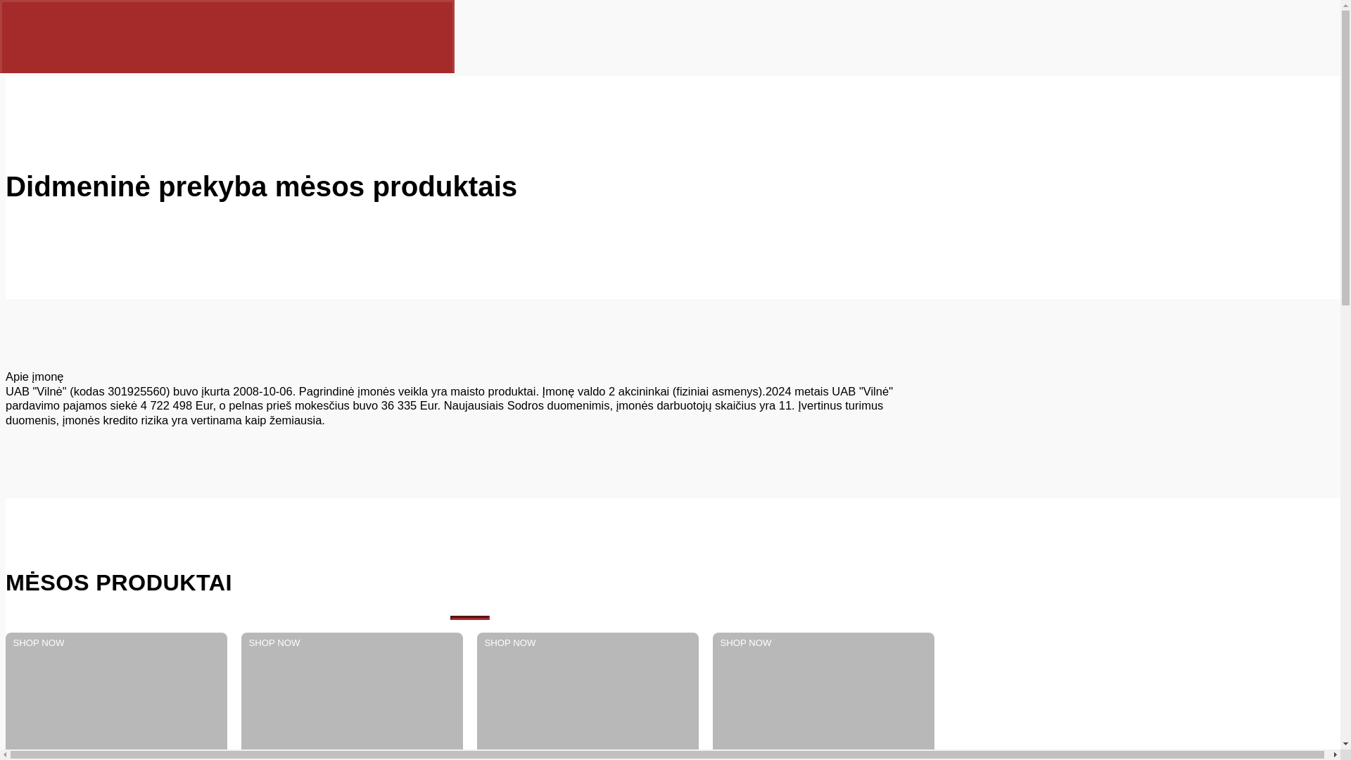 website screenshot of https://mesostiekejas.lt/