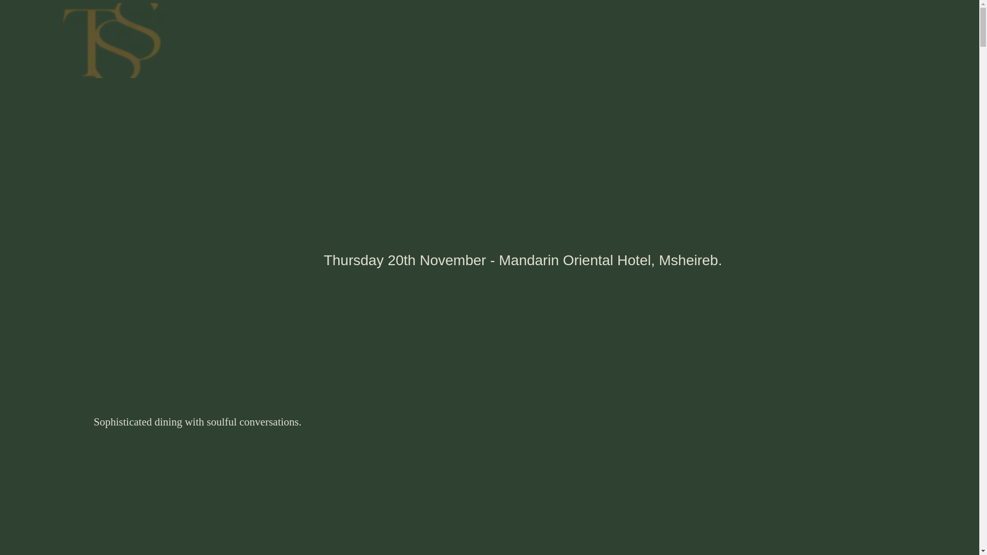 website screenshot of https://thesocietysupper.com/