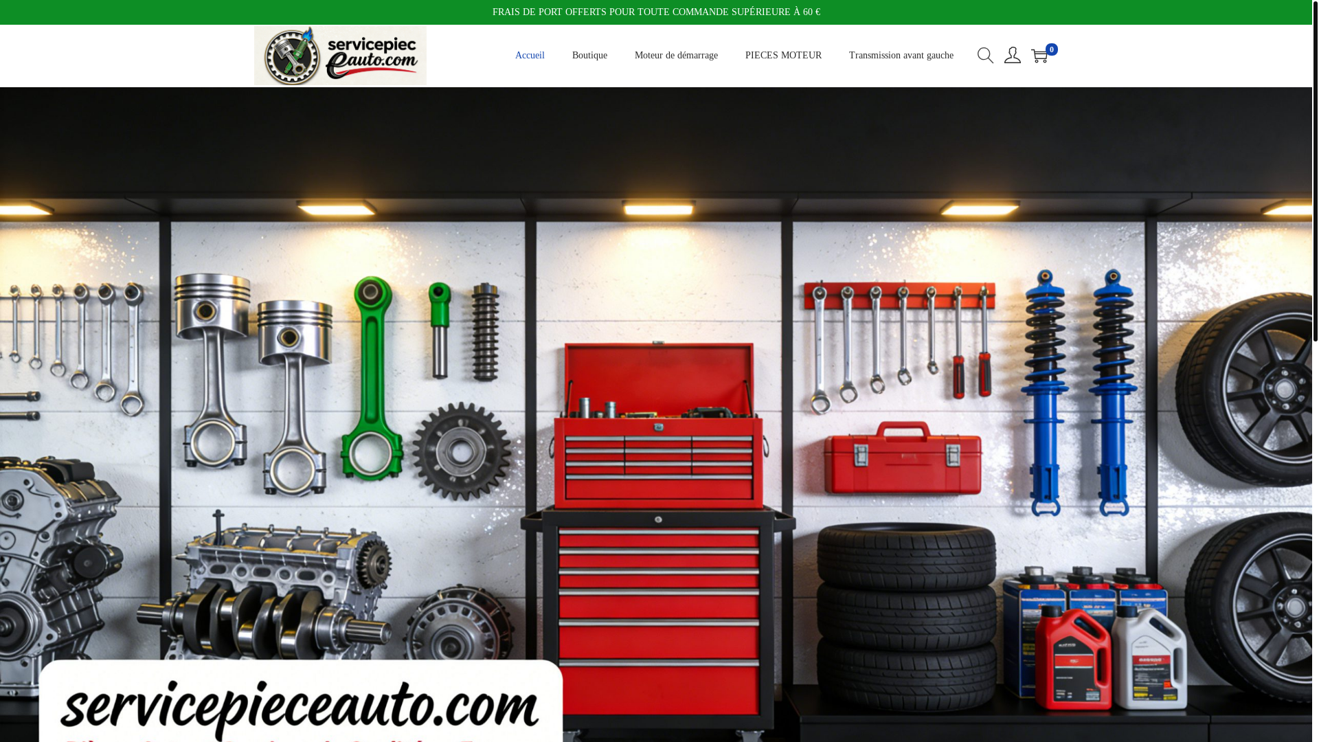 website screenshot of https://servicepieceauto.com/