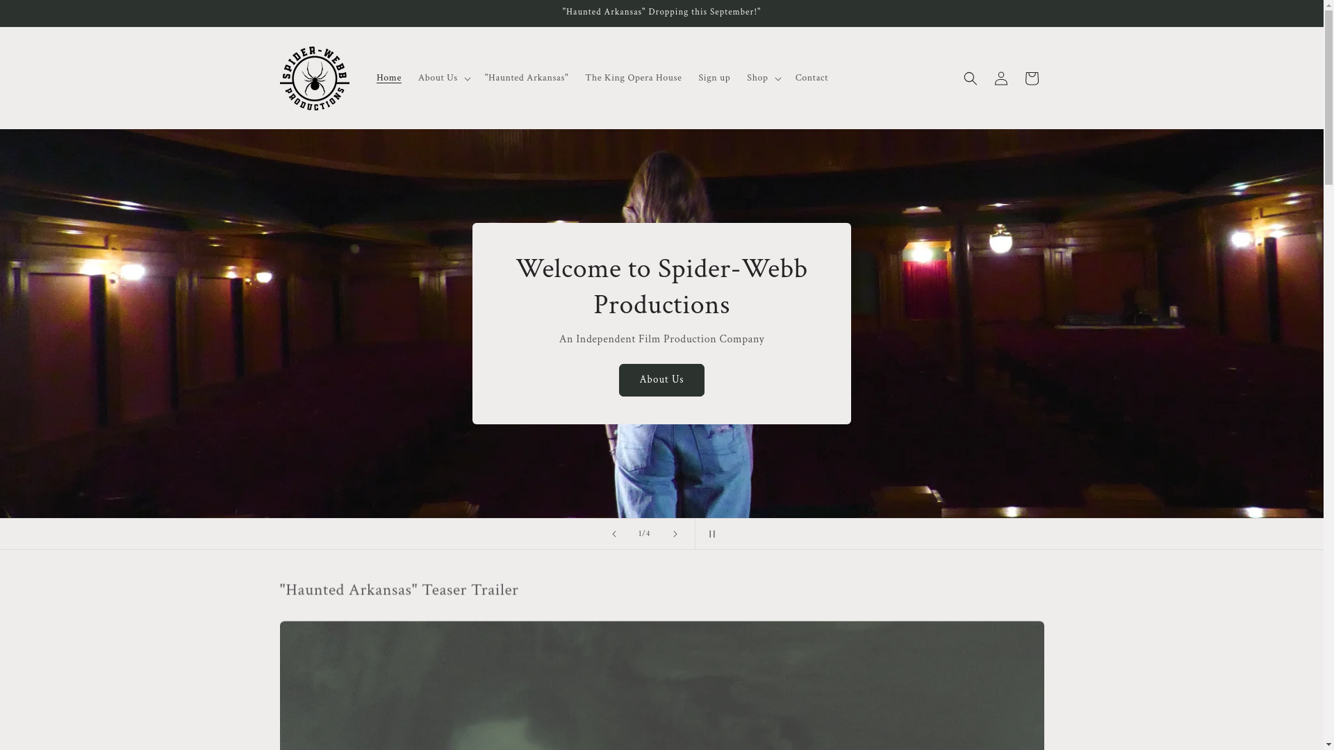 website screenshot of https://hauntedarkansas2025.com/