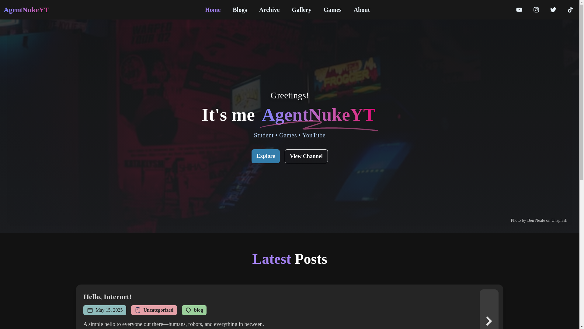 website screenshot of https://agentnukeyt-landing-site.pages.dev/