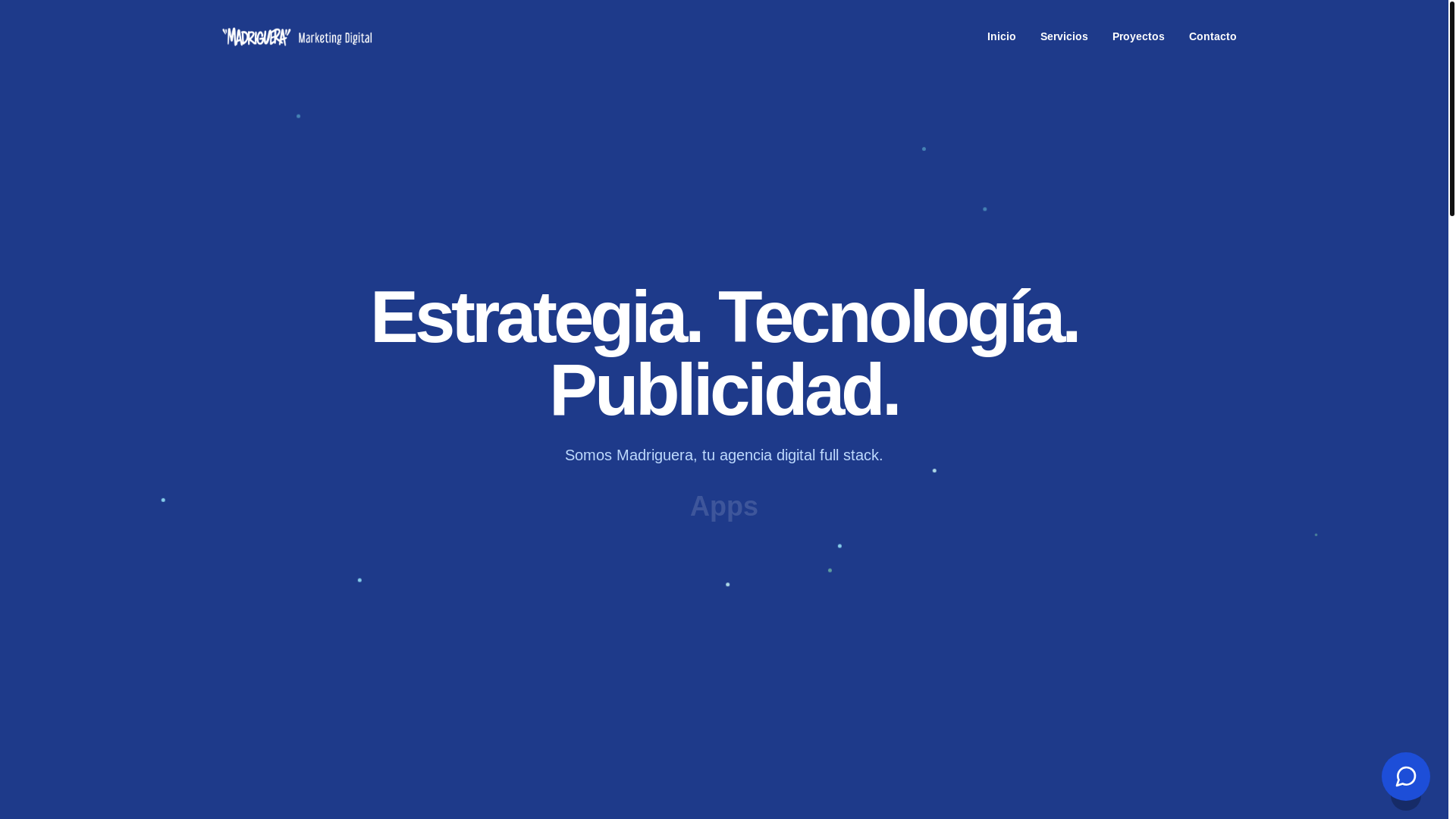 website screenshot of https://lamadriguera.digital/
