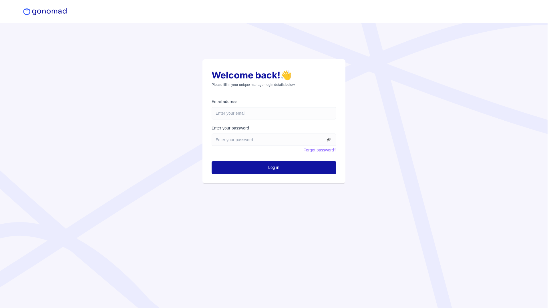 website screenshot of https://gonomad-goflex-manager-application.pages.dev/