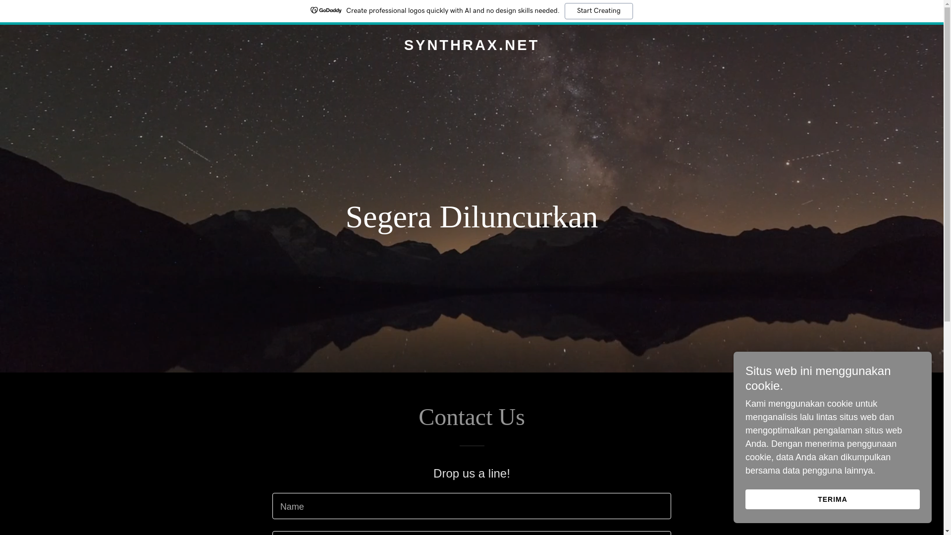 website screenshot of https://synthrax.net/