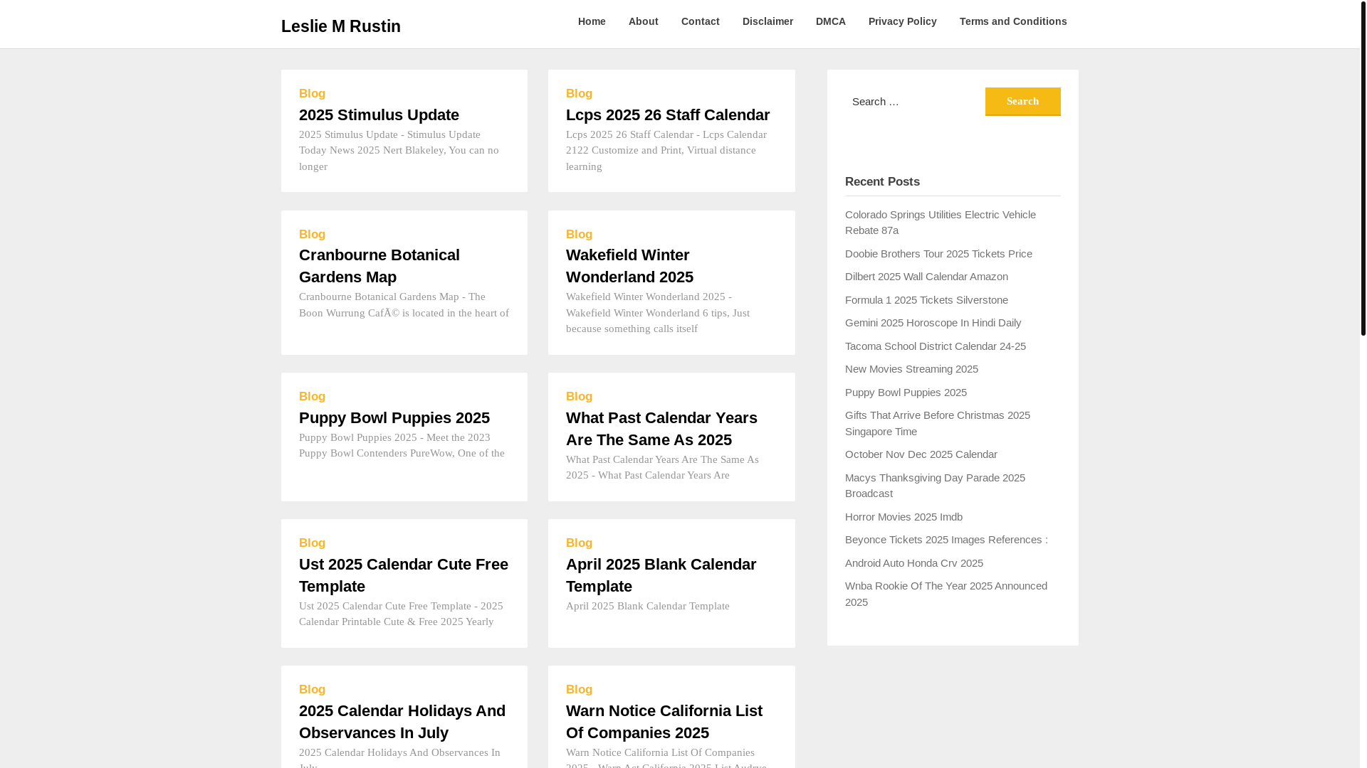 website screenshot of https://lesliemrustine.pages.dev/