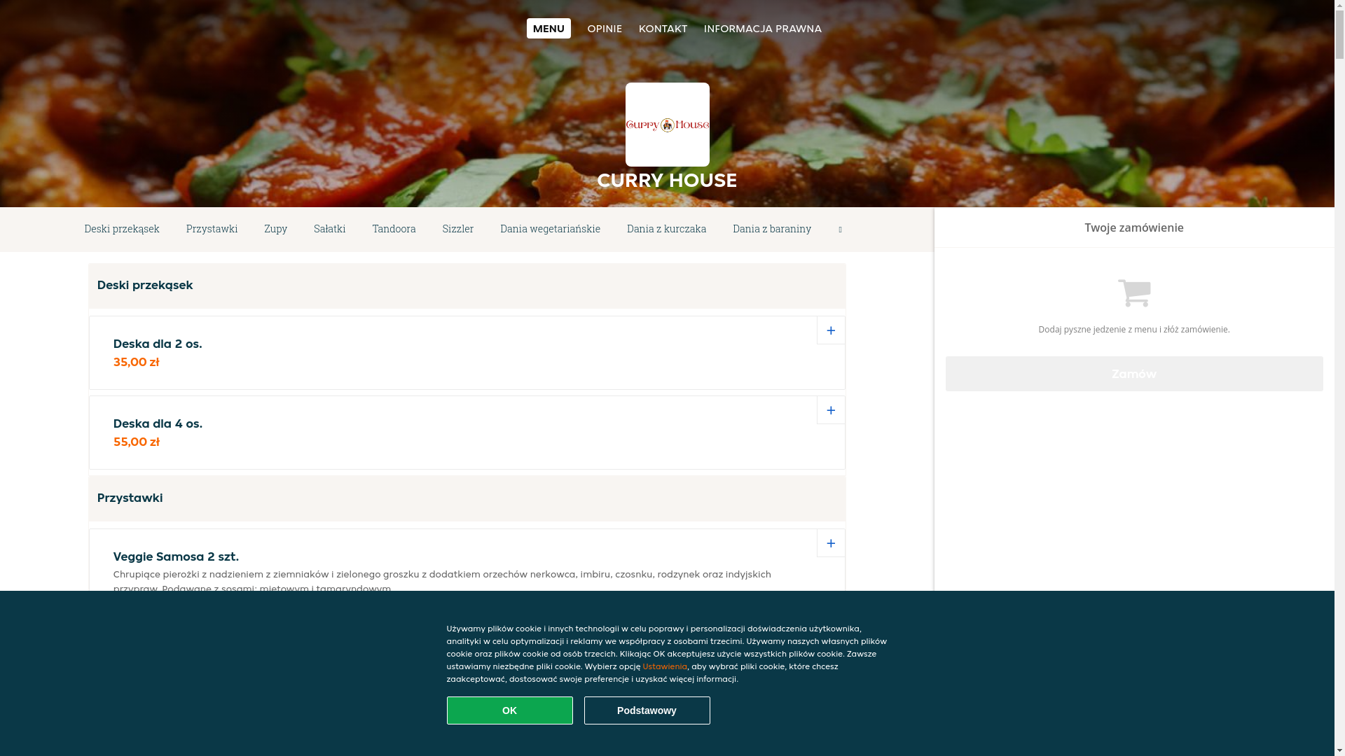 website screenshot of https://curry-house-niepolomice.pl/
