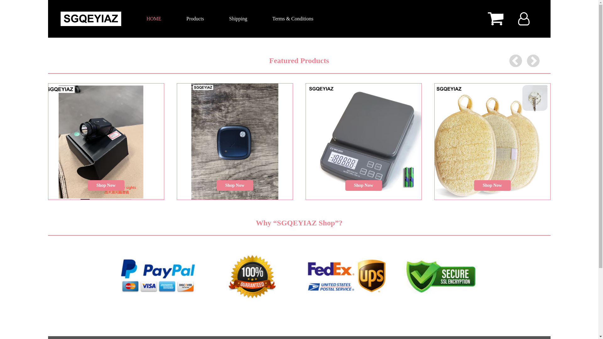 website screenshot of https://sgqeyiaz-store.xyz/
