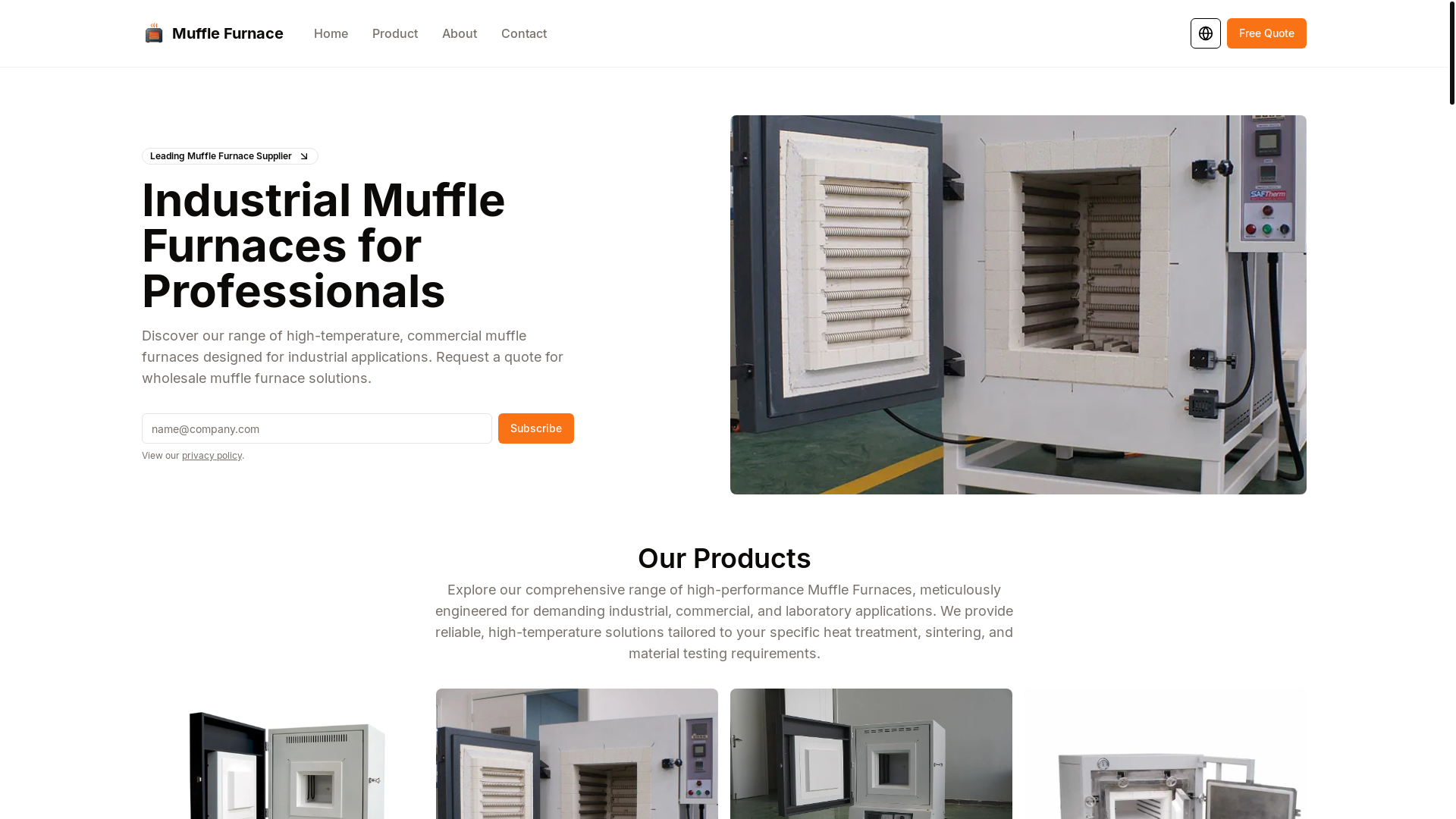 website screenshot of https://muffle-furnace.pages.dev/