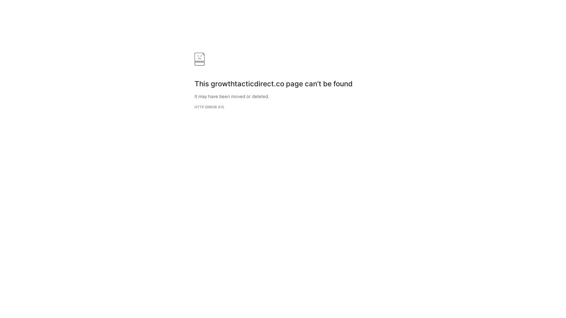 website screenshot of https://growthtacticdirect.co/