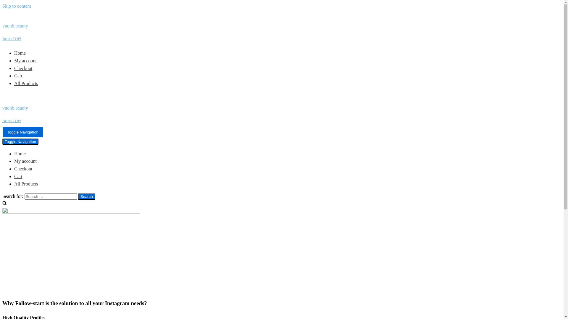 website screenshot of https://vnohb.beauty/