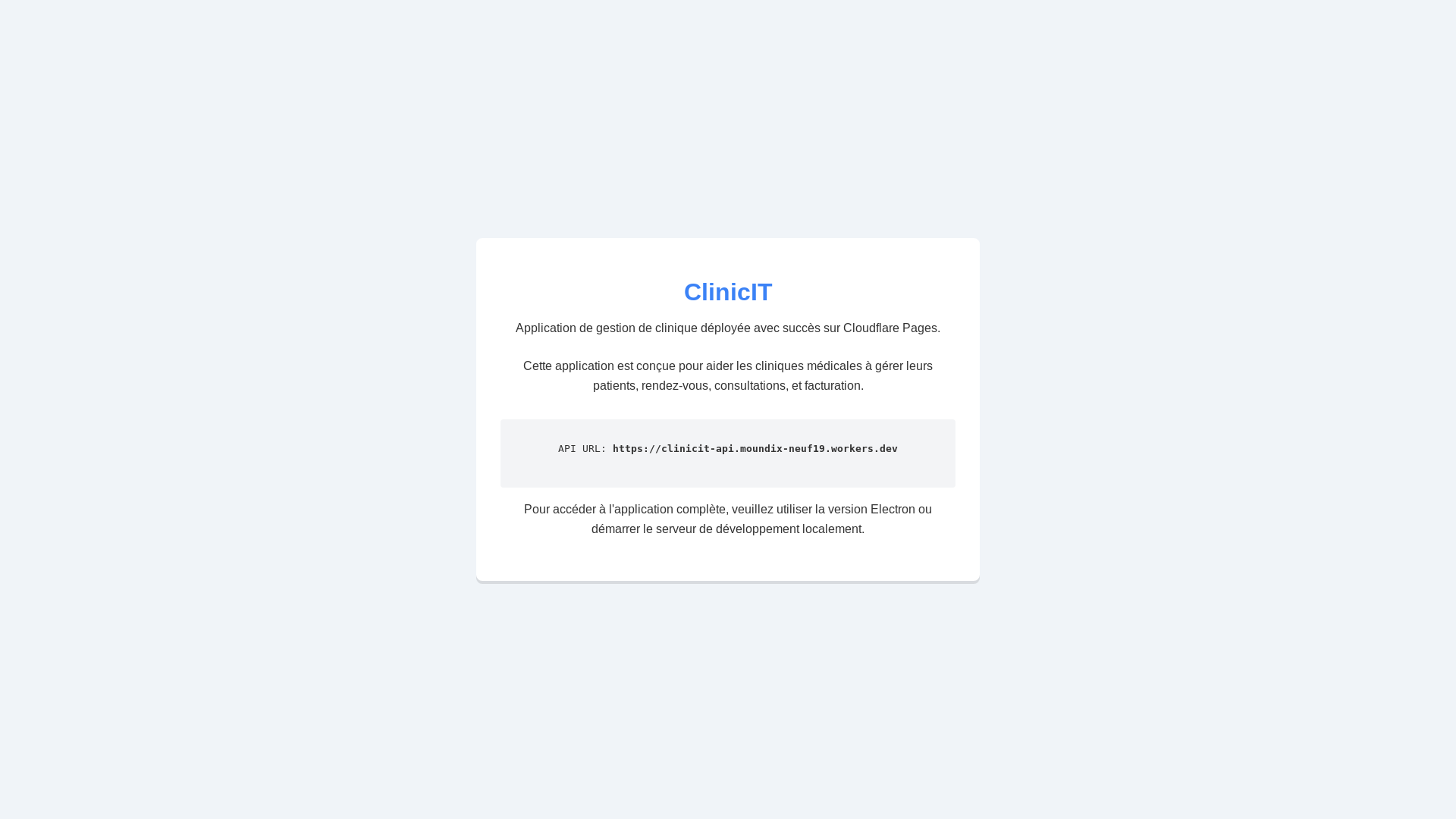 website screenshot of https://clinicit-app-bwi.pages.dev/