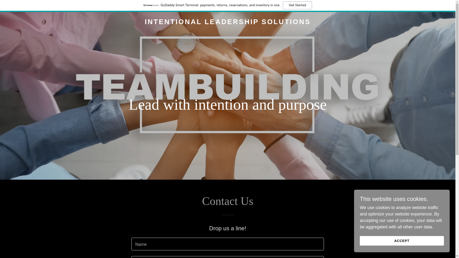 website screenshot of https://intentionalleadershipsolutions.com/