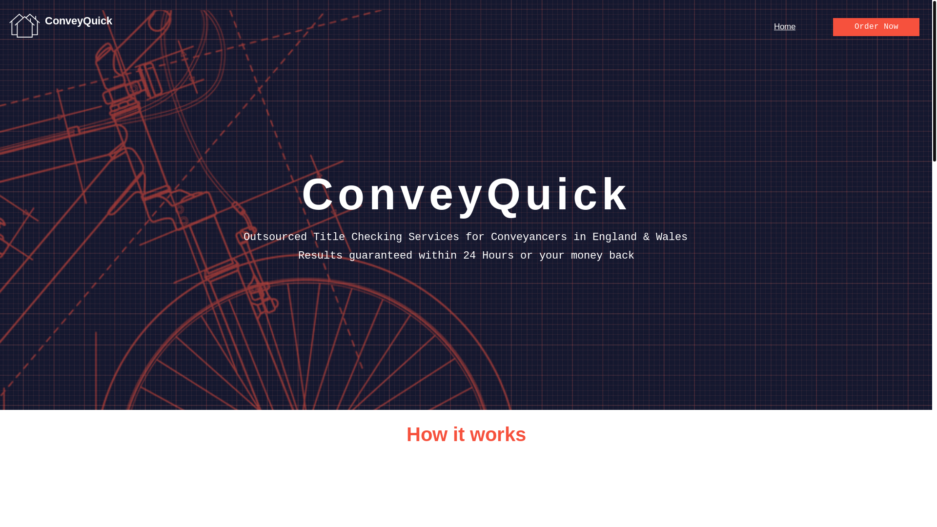 website screenshot of https://convey-quick.com/