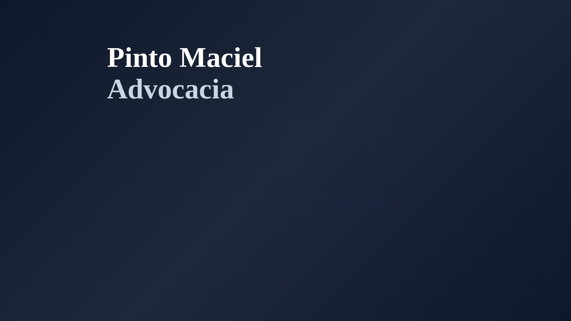 website screenshot of https://pintomaciel.com.br/