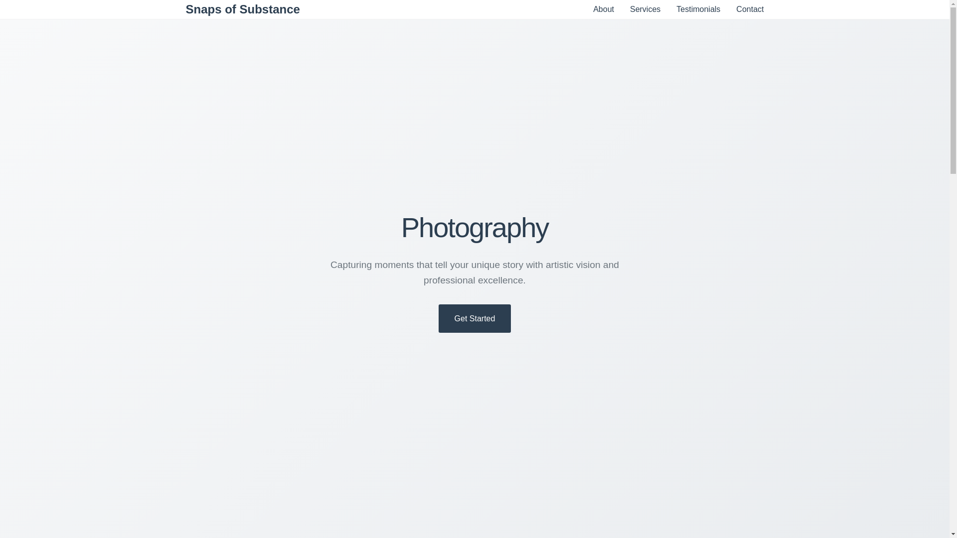 website screenshot of https://snapsofsubstance.courses/