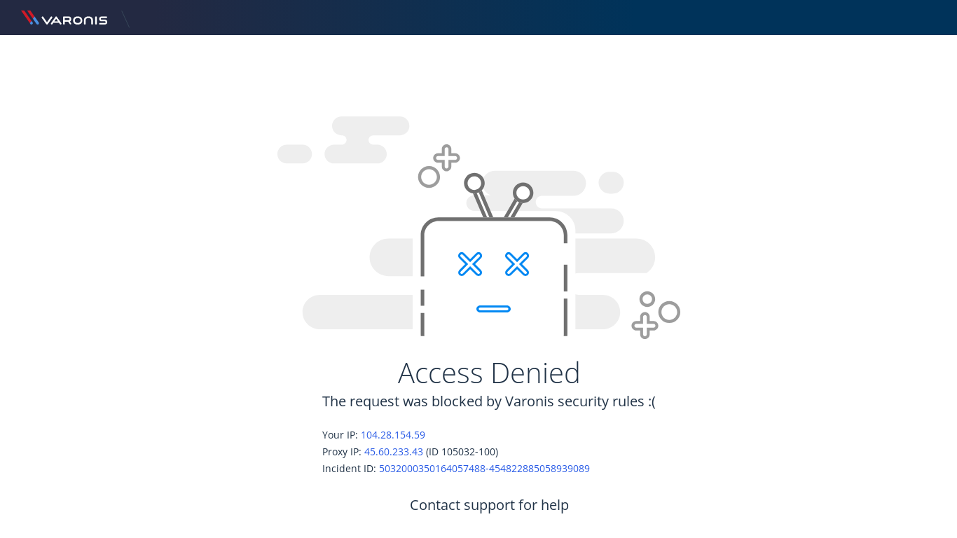 website screenshot of https://stgb99ff.varonis-preprod.com/
