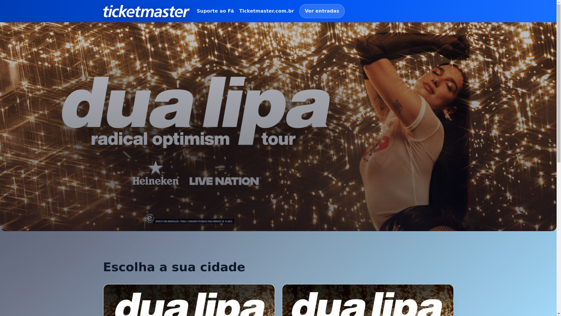 website screenshot of https://dualipa-showbrazil.store/