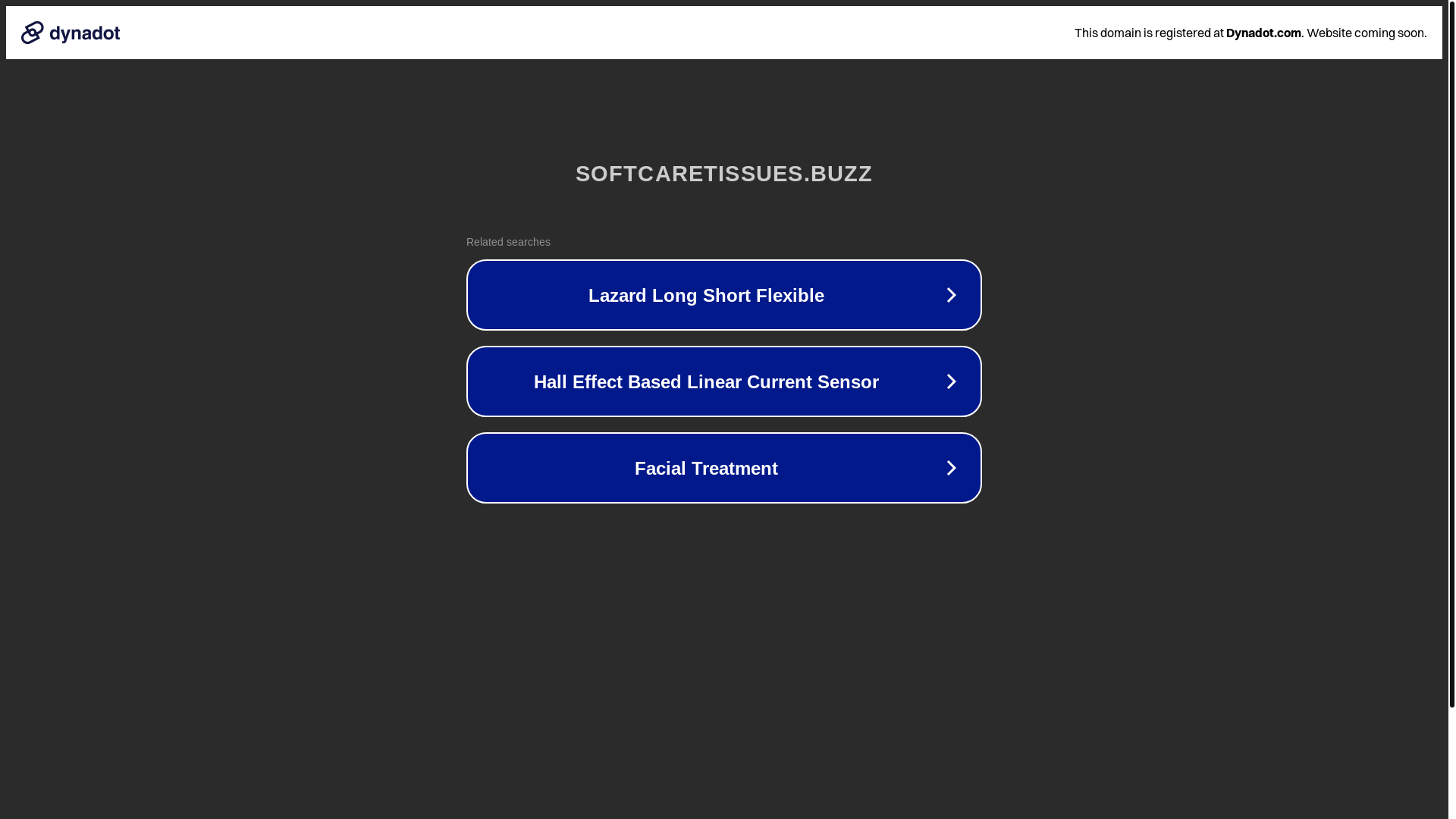 website screenshot of https://softcaretissues.buzz/