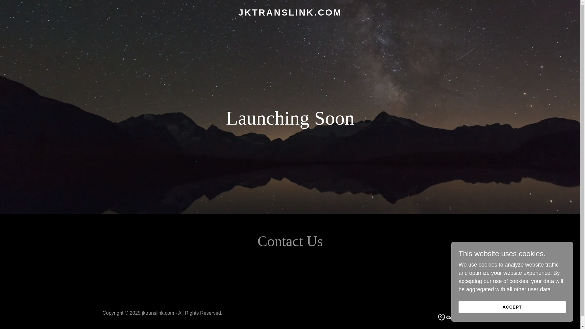 website screenshot of https://jktranslink.com/