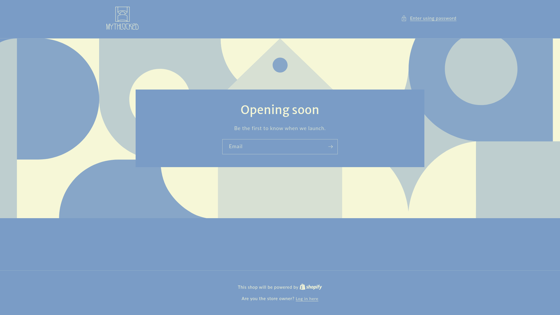 website screenshot of https://mythlocked.com/