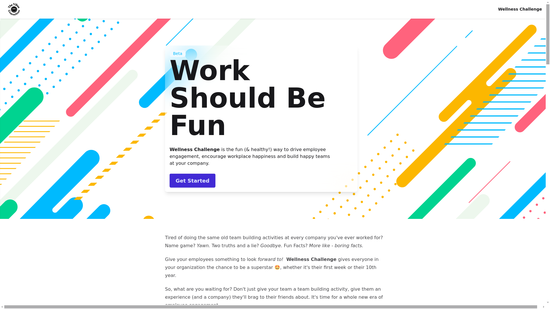 website screenshot of https://wellness-challenge.pages.dev/
