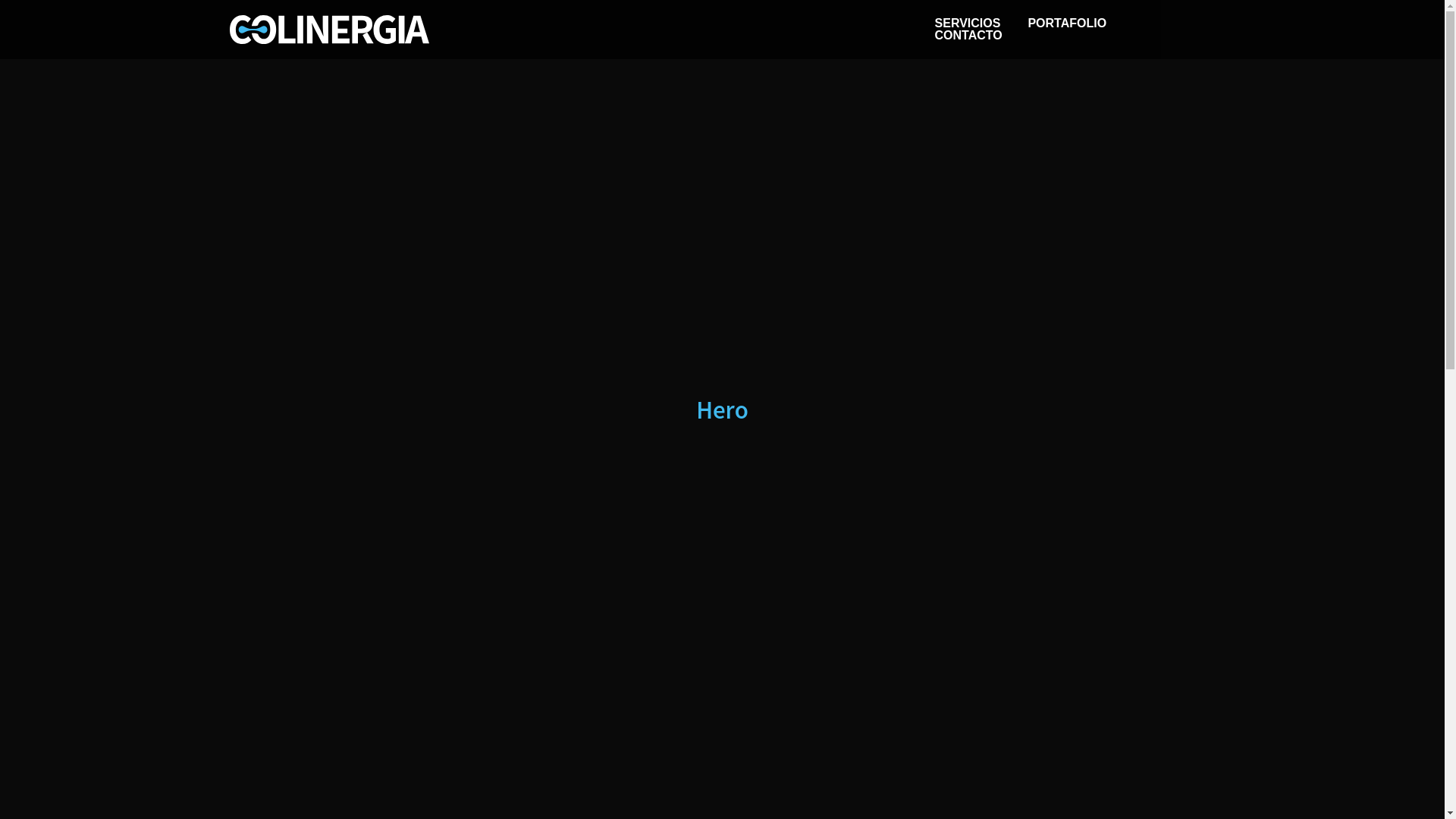 website screenshot of https://colinergiastudio.com/