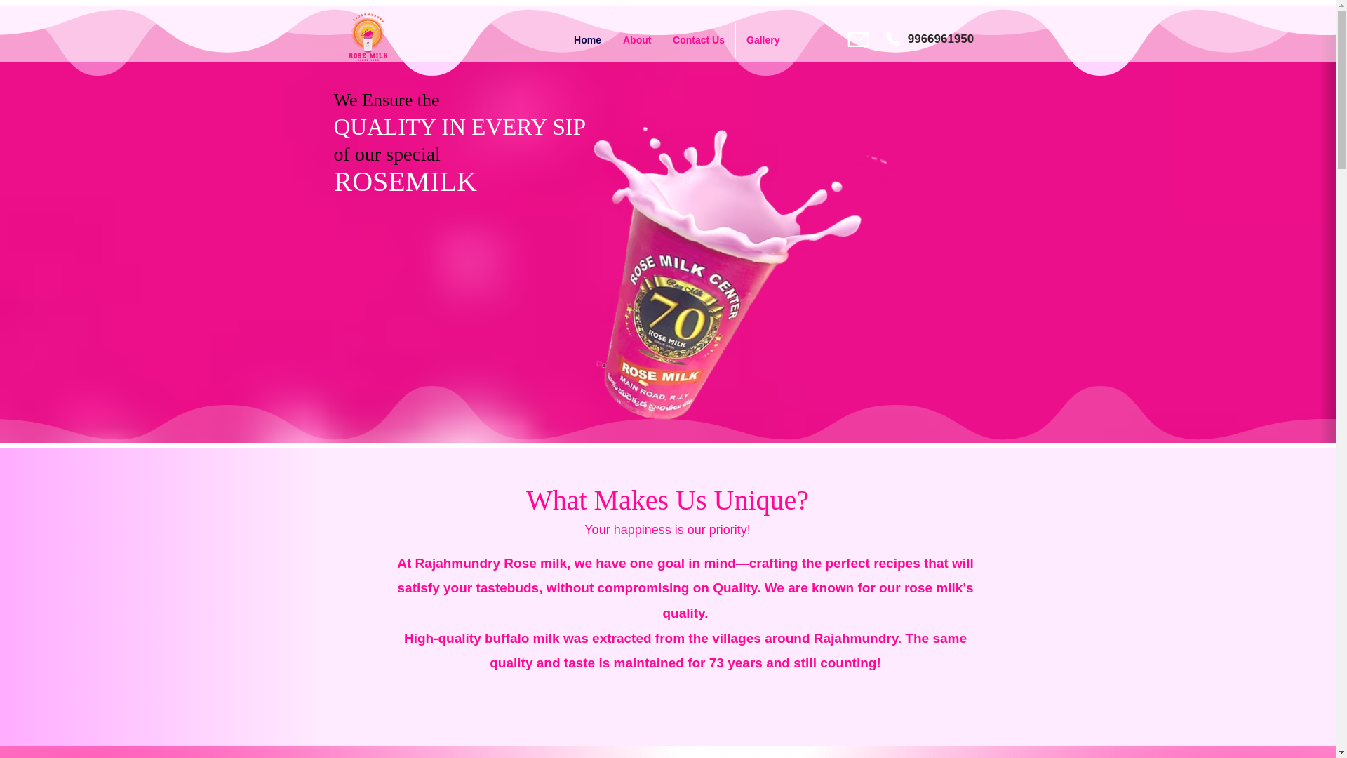 website screenshot of https://therosemilk1950.com/