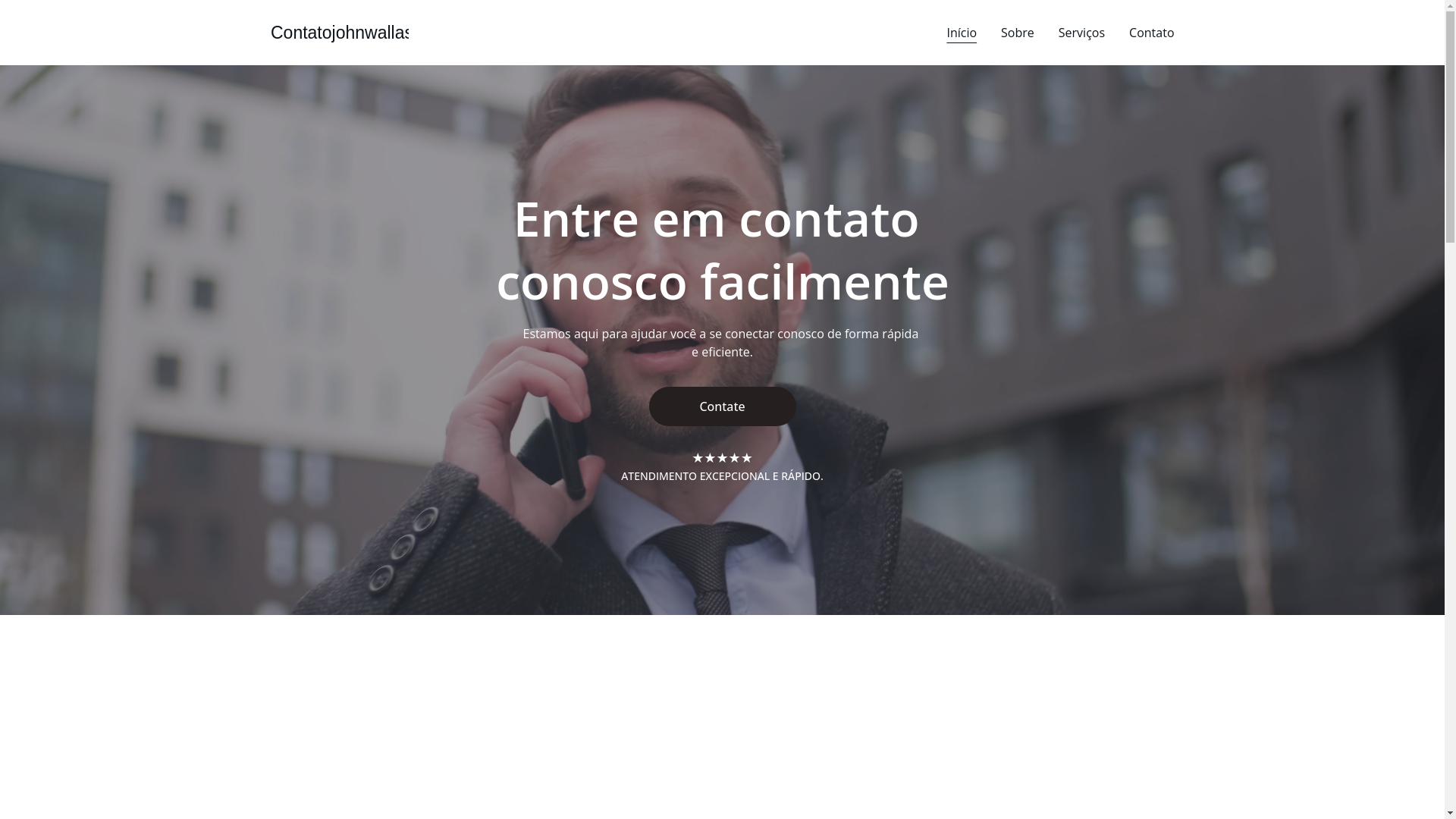 website screenshot of https://contatojohnwallas.online/