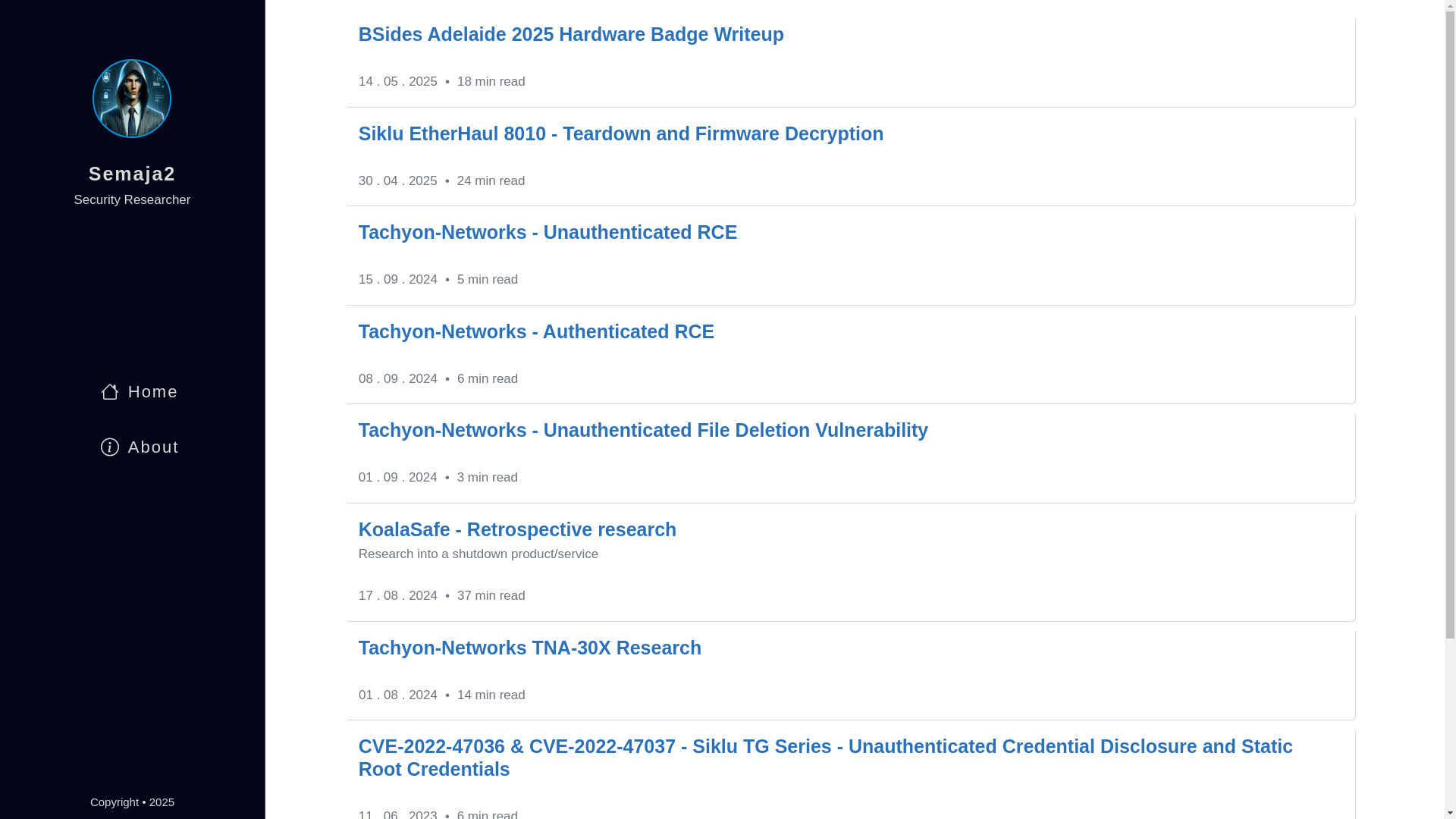 website screenshot of https://semaja2.pages.dev/