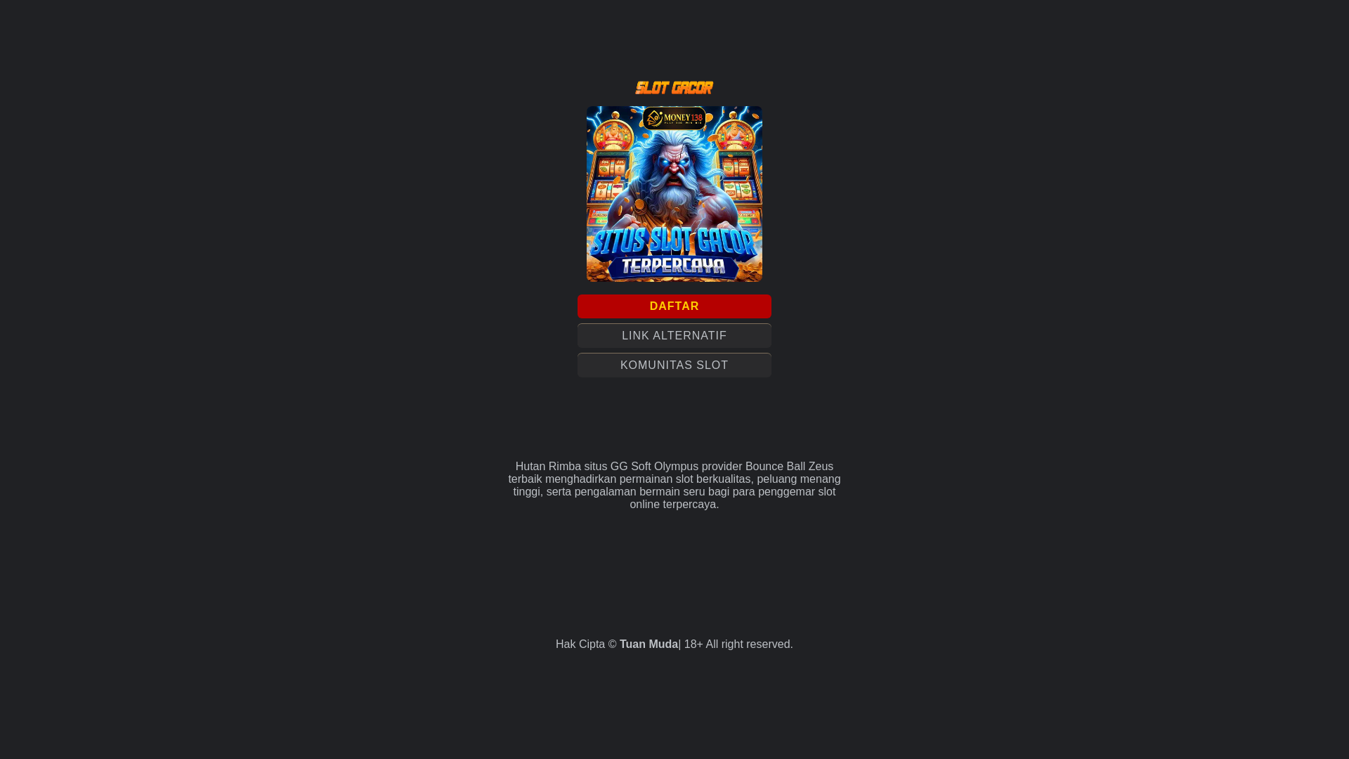 website screenshot of https://hutanrimba.pages.dev/