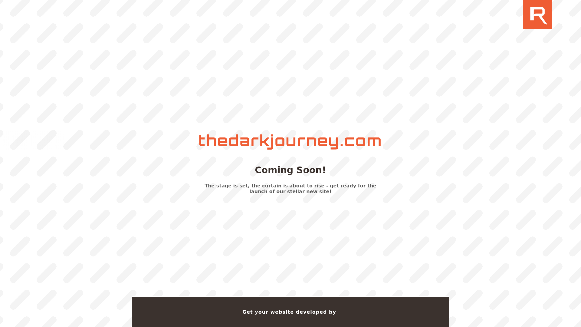 website screenshot of https://thedarkjourney.com/