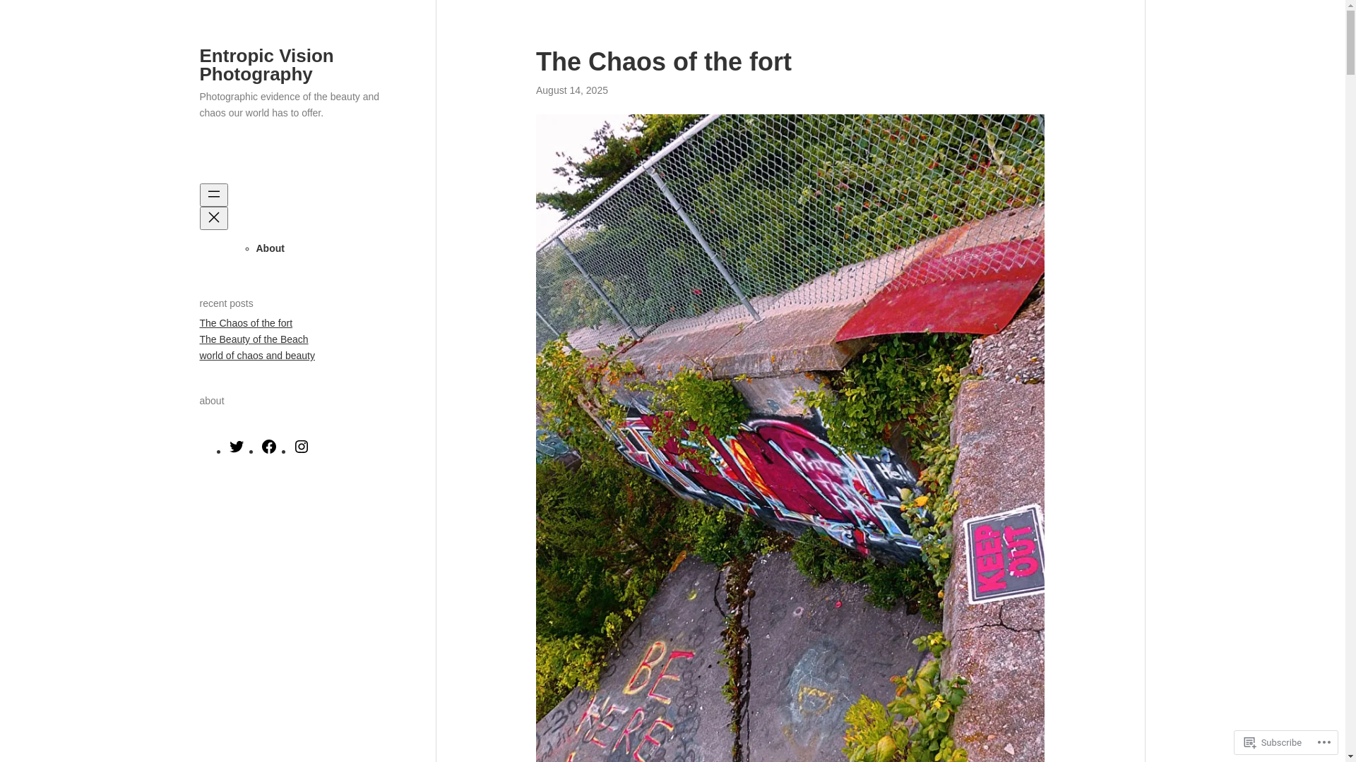 website screenshot of https://entropicvisionphoto.com/