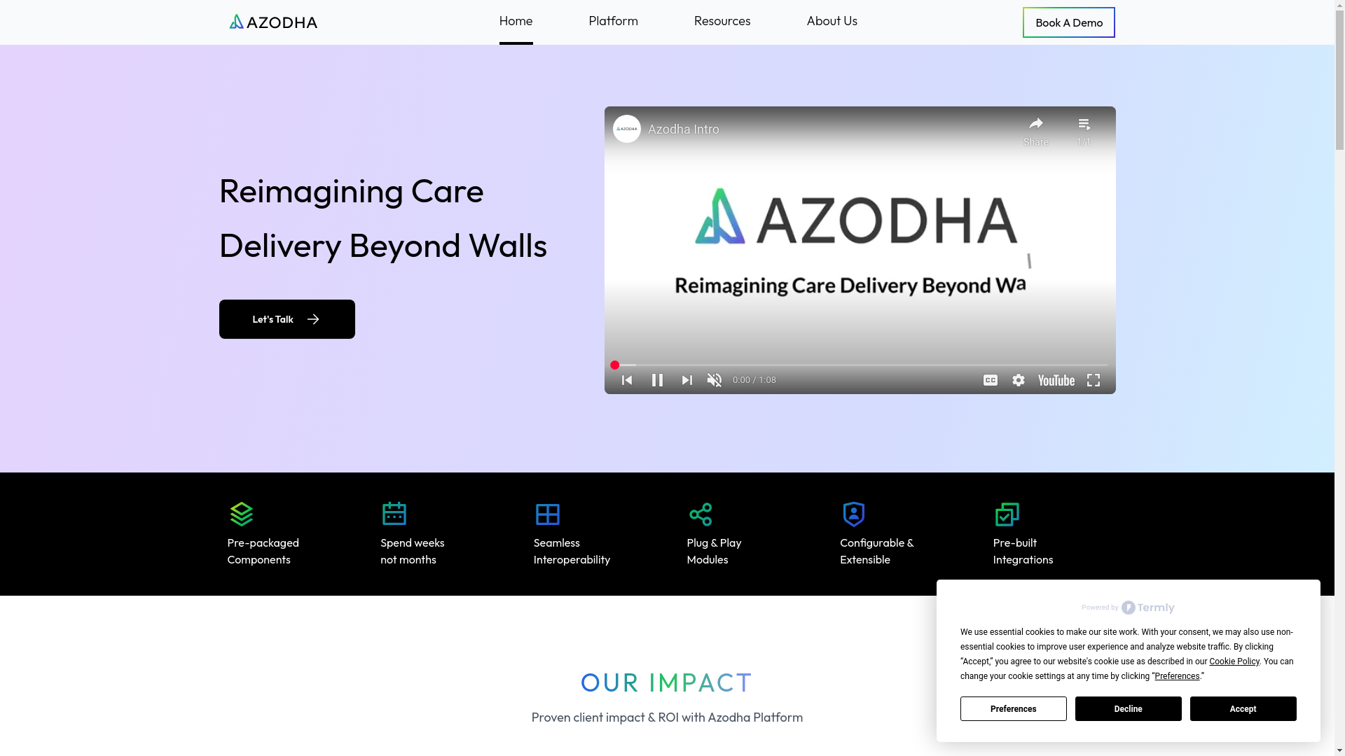 website screenshot of https://azodha-website-development.pages.dev/