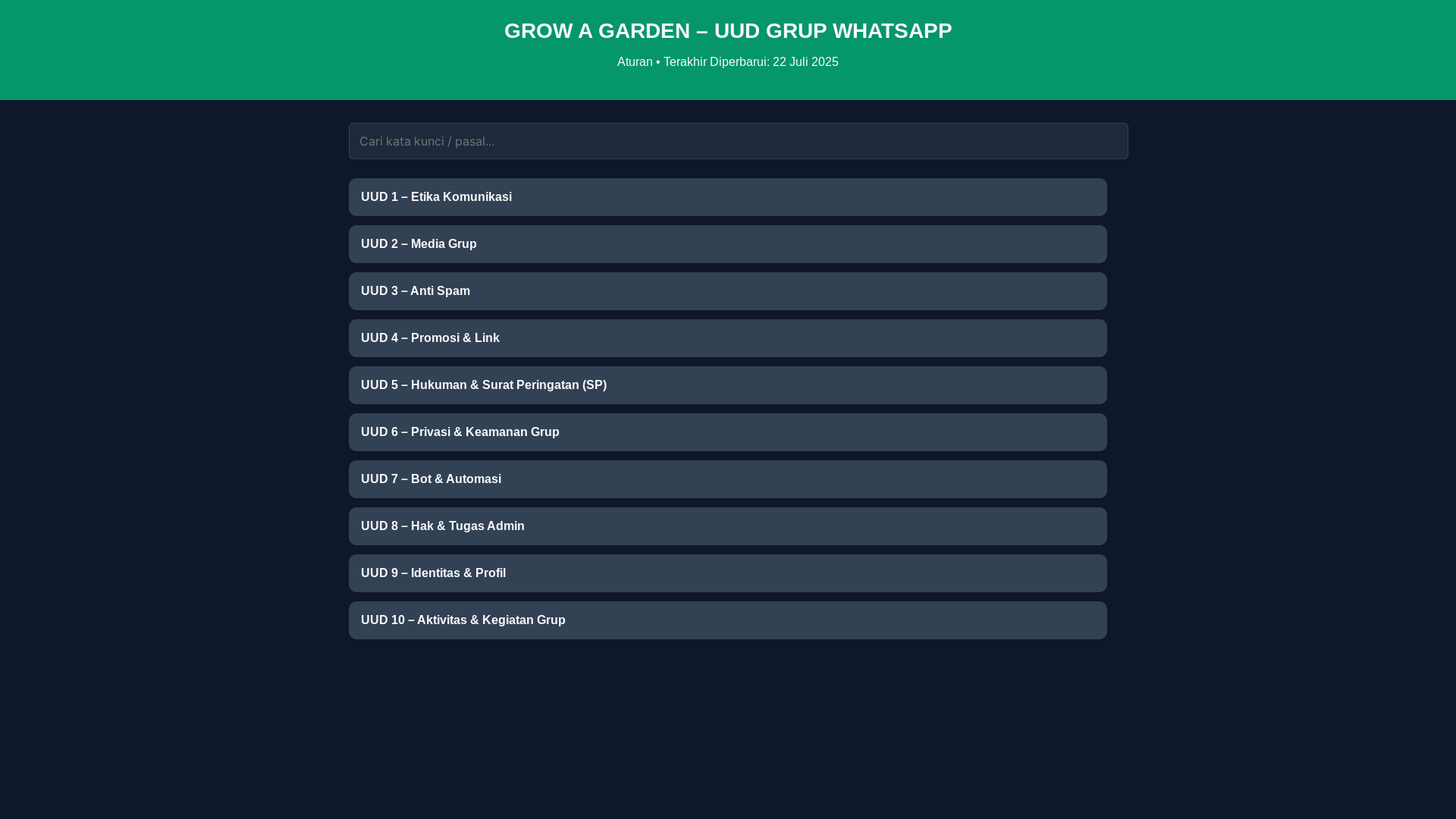 website screenshot of https://uud-grup-pasha.pages.dev/