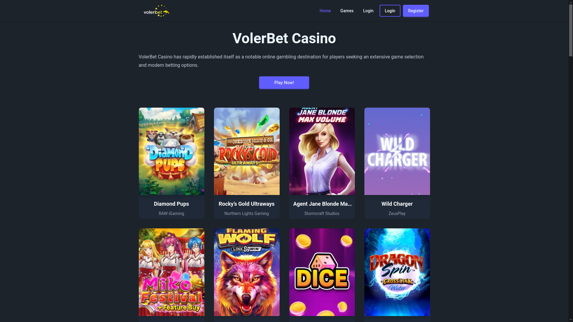 website screenshot of https://voler-bet-com.pages.dev/