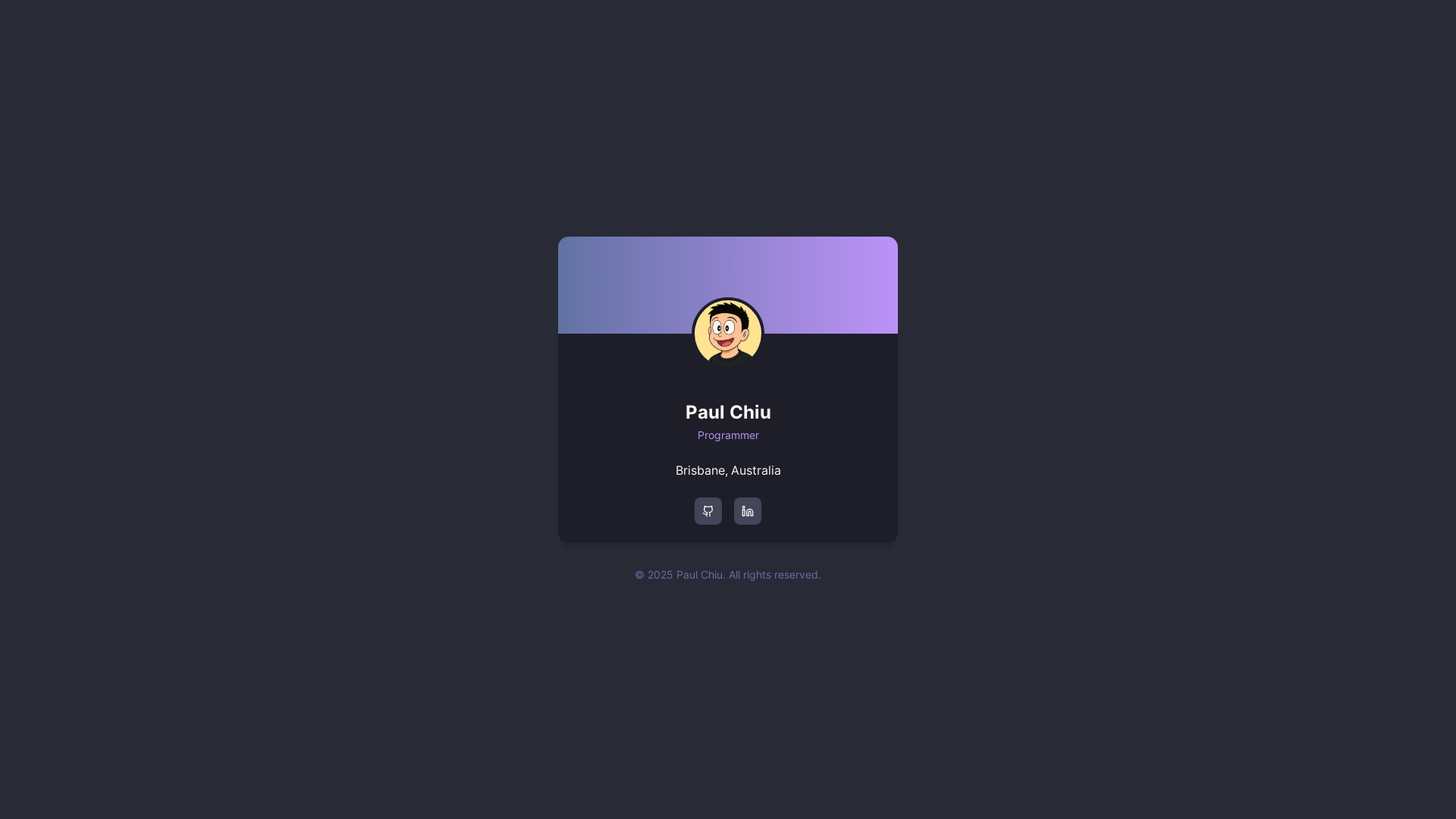 website screenshot of https://paulchiu-net.pages.dev/
