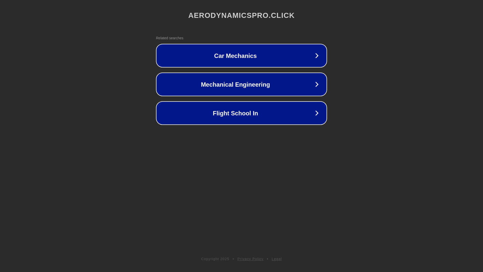 website screenshot of https://aerodynamicspro.click/