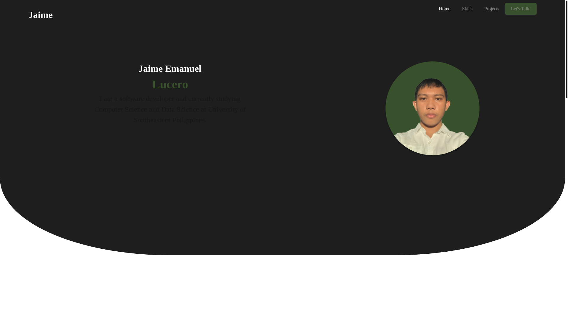 website screenshot of https://jelucero.com/