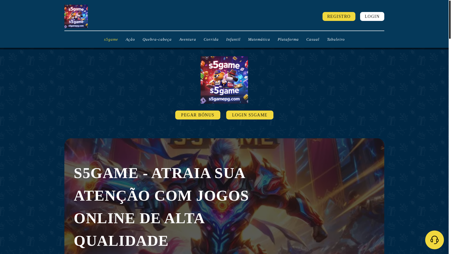 website screenshot of https://s5gamepg.com/