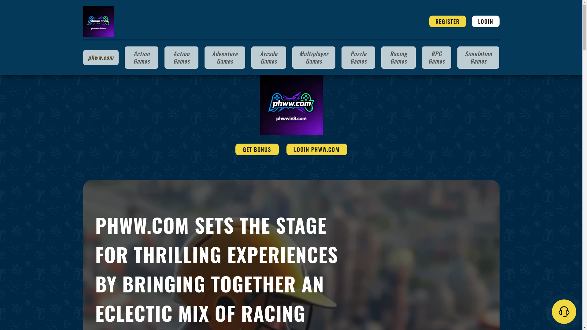 website screenshot of https://phwwin8.com/