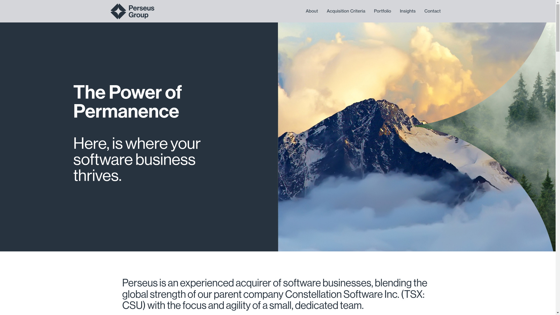 website screenshot of https://csiperseus.com/