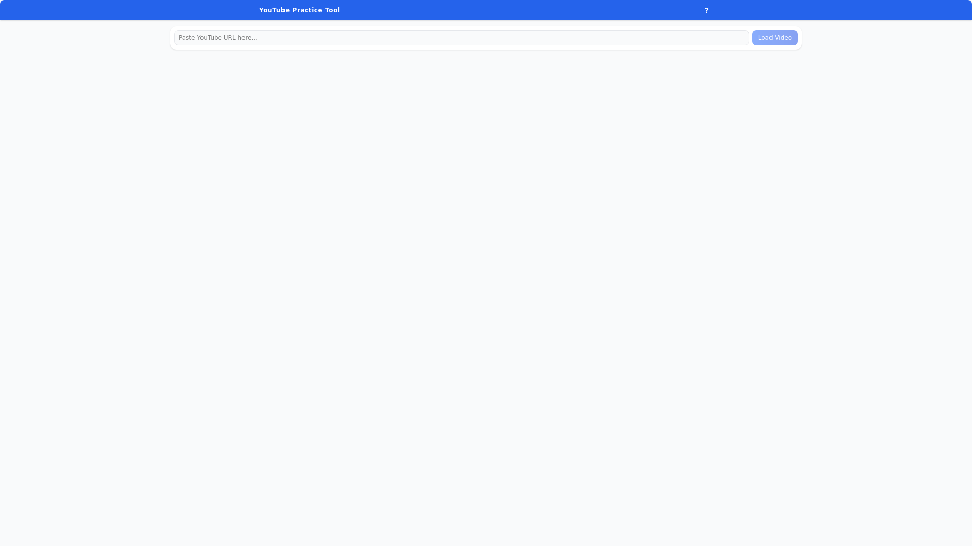 website screenshot of https://ytpractice.pages.dev/