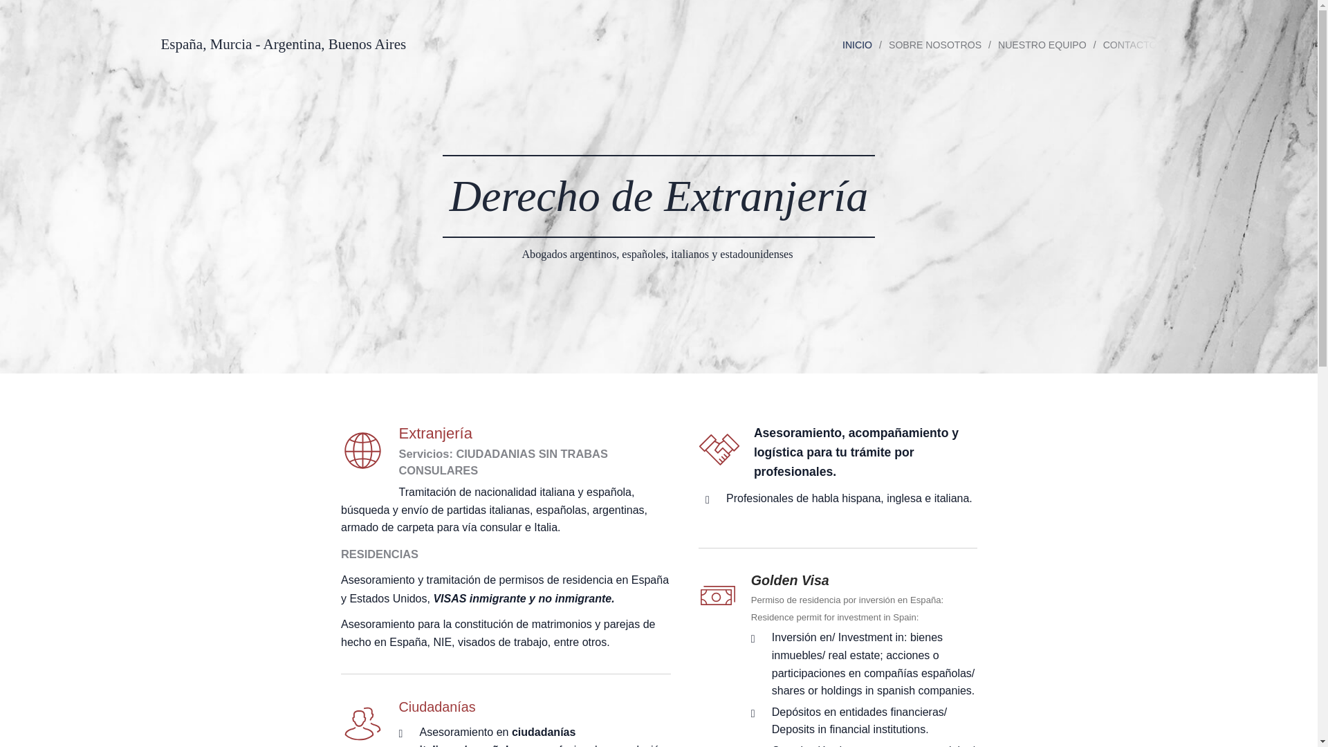 website screenshot of https://abogadosciudadanias.es/
