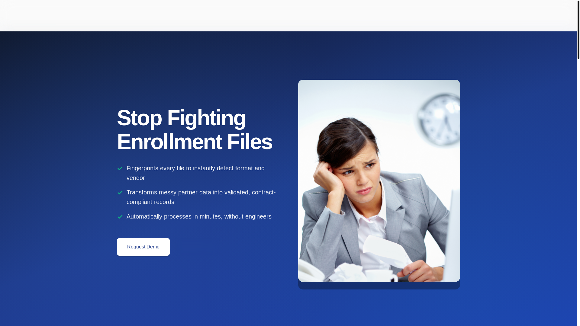 website screenshot of https://enrollfalcon-website.pages.dev/