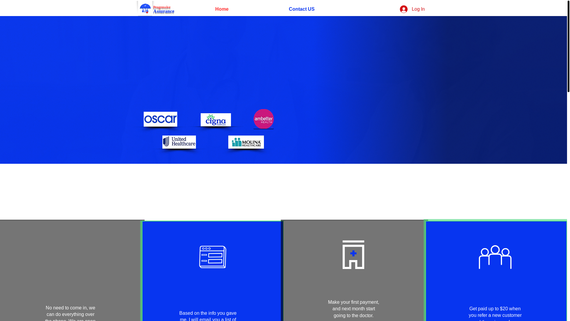 website screenshot of https://pros-assurance.com/