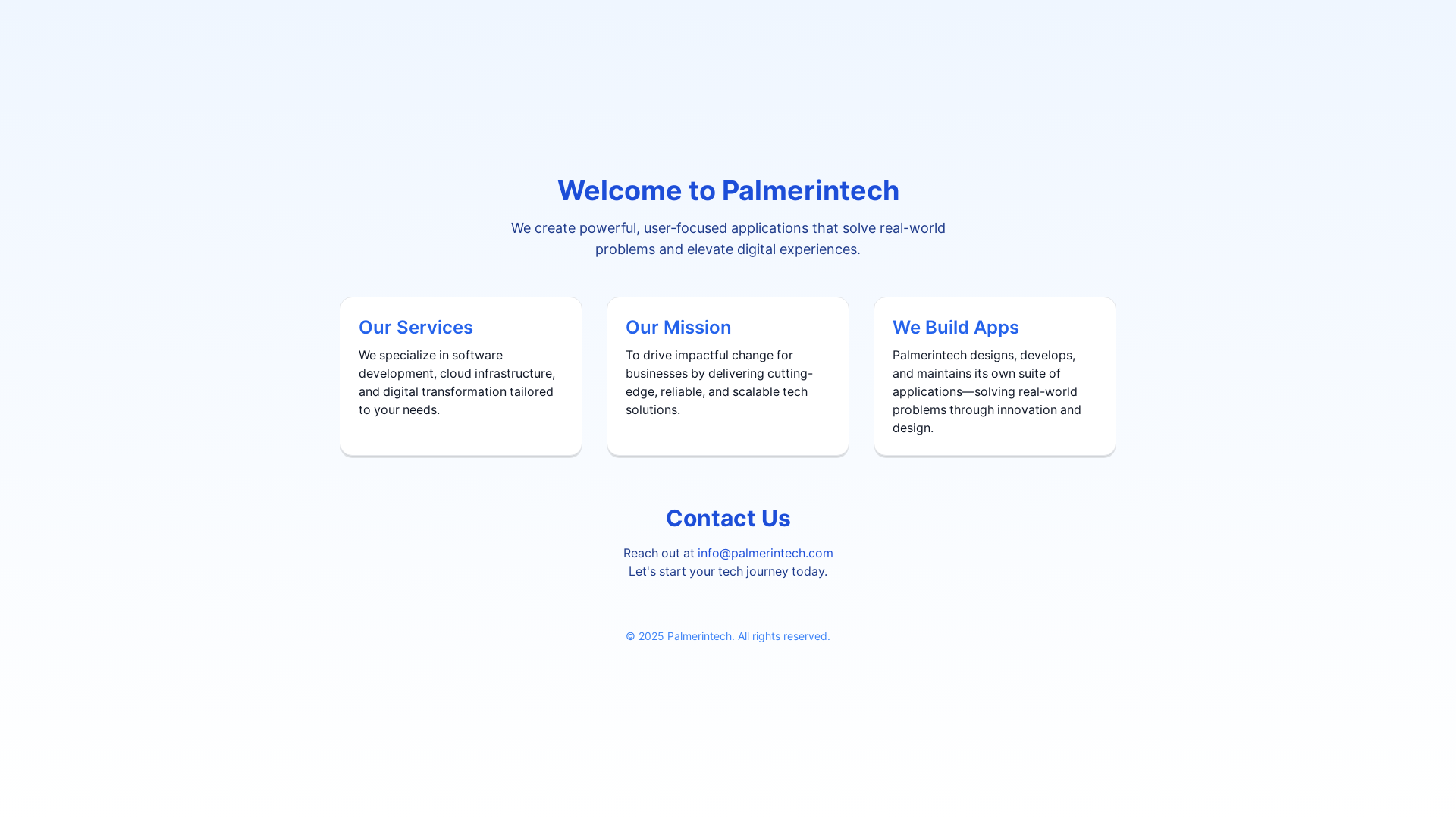 website screenshot of https://palmerintech.pages.dev/