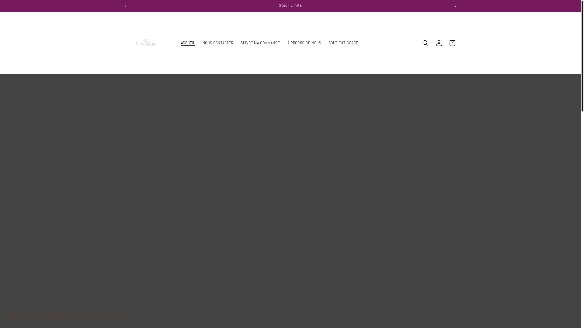 website screenshot of https://venuselle.com/