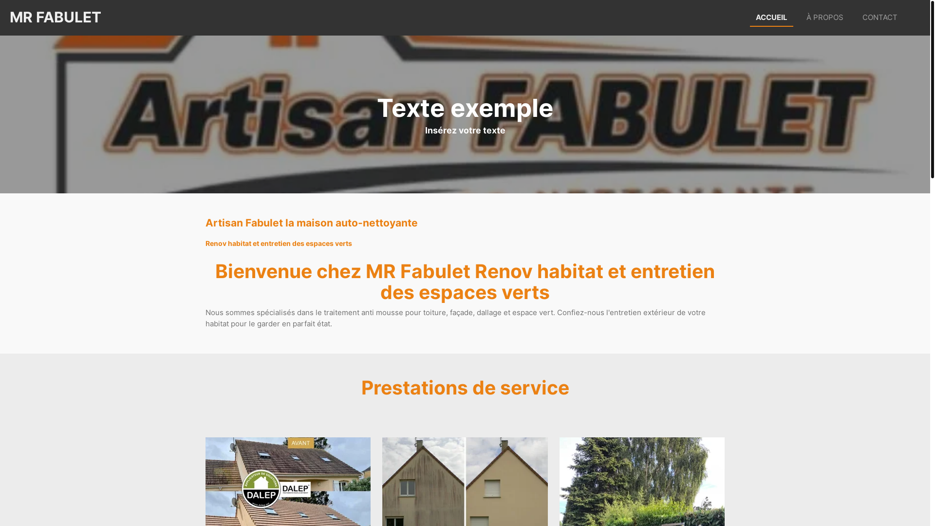 website screenshot of https://mr-fabulet-entretien-exterieur-et-renovation-habitat.fr/