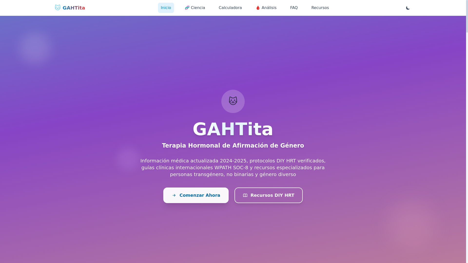 website screenshot of https://gahtita.com/
